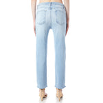 Distressed Slim Straight Leg Jean - Denny's