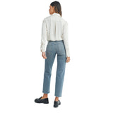 Clean Mid RIse Straight Leg Jean - Denny's