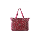 Bandana Print Canvas Tote