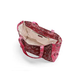 Bandana Print Canvas Tote