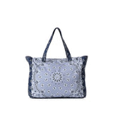 Bandana Print Canvas Tote