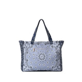 Bandana Print Canvas Tote