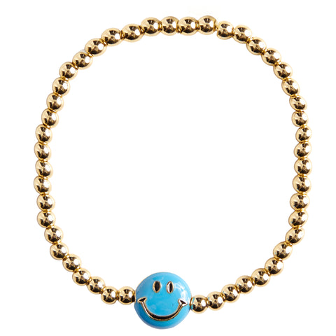 Smile Face Beaded Bracelet - Denny's