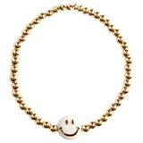 Smile Face Beaded Bracelet - Denny's