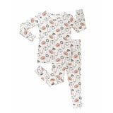 Toddler Lounge 2pc Football Long Sleeve Set - Denny's