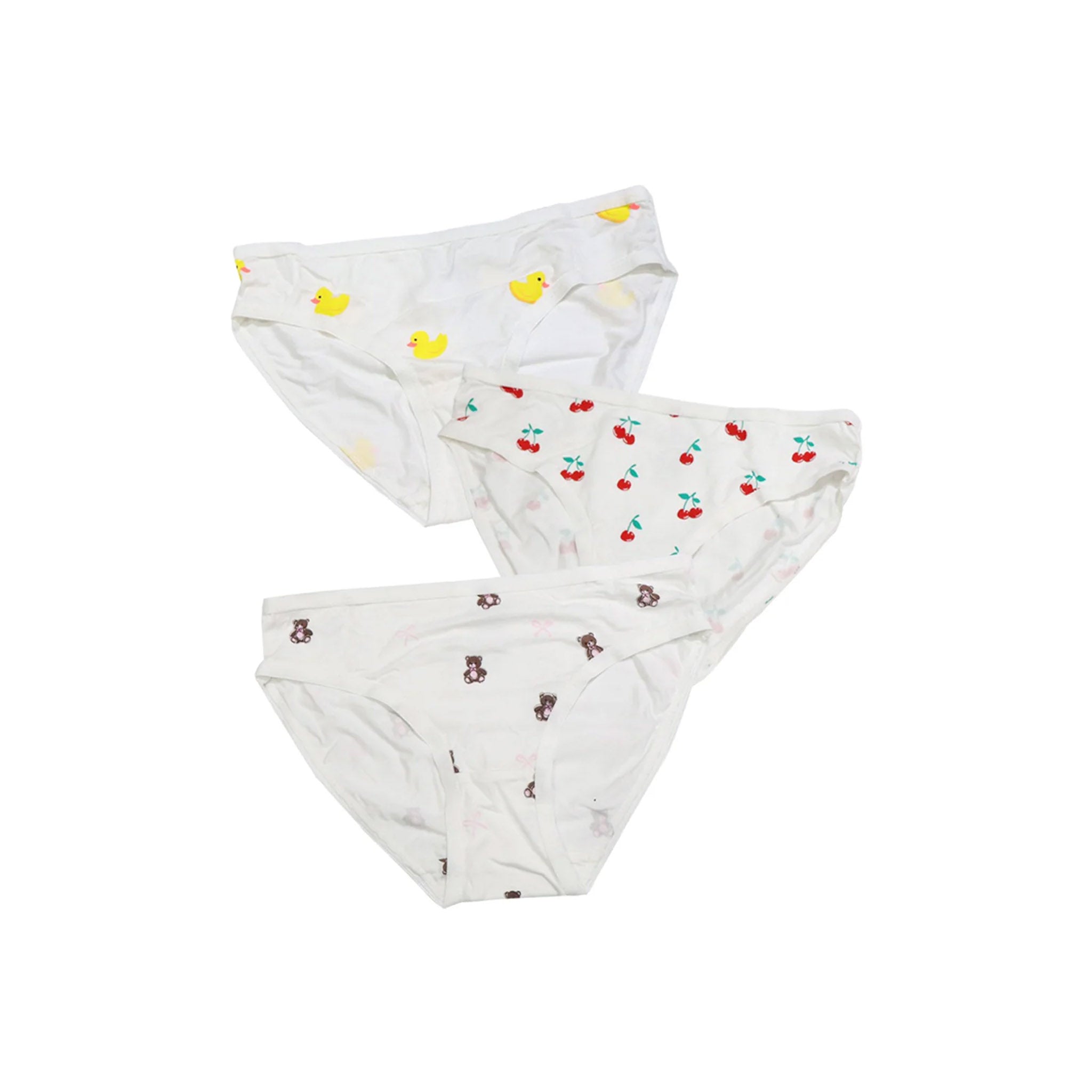 3pk Cherries, Duckie, & Teddy Bear Bikini - Denny's