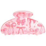 Pink Ribbon Bow Claw Clip - Denny's