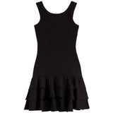 Brielle Rib Dress Flounce Bottom - Denny's