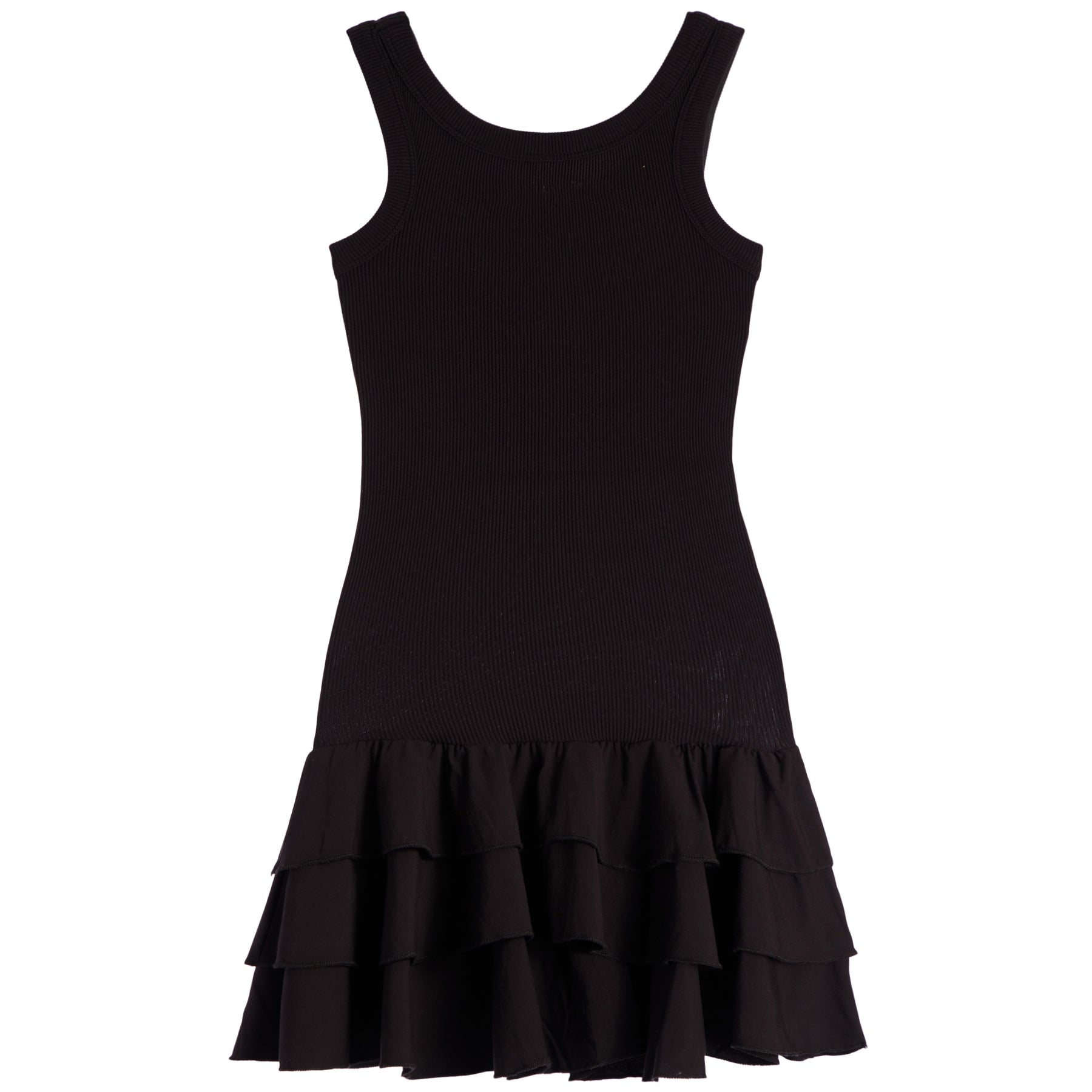 Brielle Rib Dress Flounce Bottom - Denny's