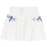 Eyelet Mini Skirt