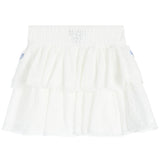 Eyelet Mini Skirt