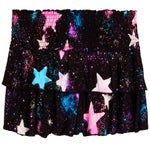 Airbrush Star Smocked Skirt - Denny's