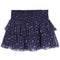 Brooke Blue Floral Smock Skirt - Denny's