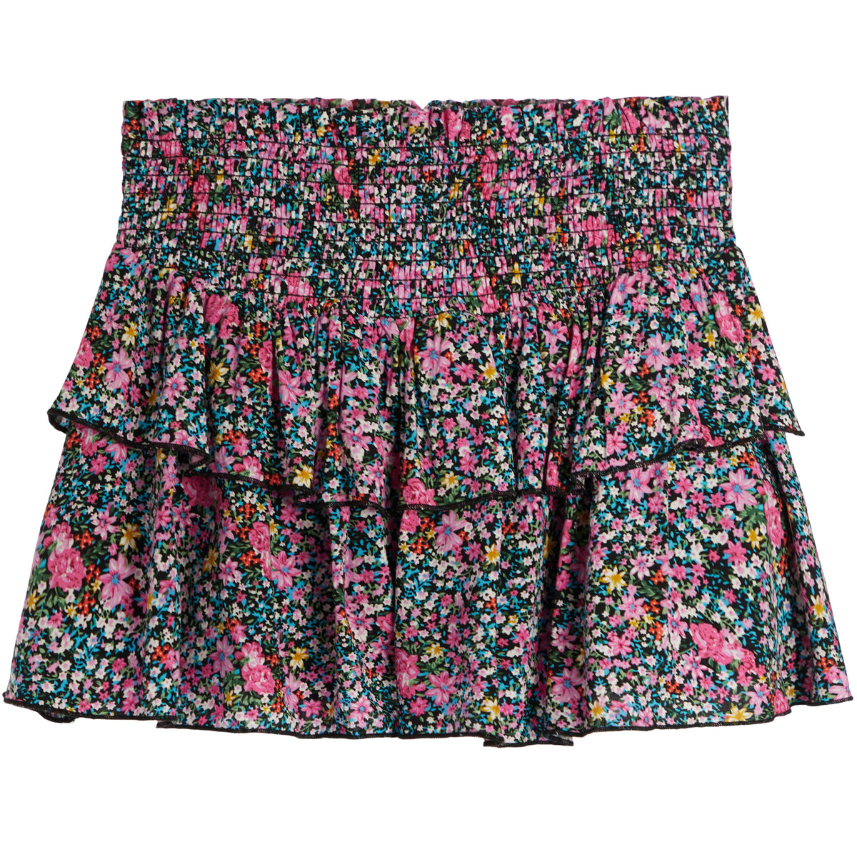 Brooke Bright Floral Skirt | Denny's