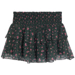 Brooke Floral Pine Smock Skirt - Denny's
