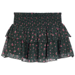 Brooke Floral Pine Smock Skirt - Denny's