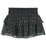 Brooke Floral Pine Smock Skirt - Denny's