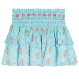 Brooke Floral Stripe Skirt - Denny's