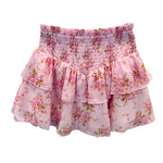 Brooke Pink Bouqet Smock Skirt - Denny's