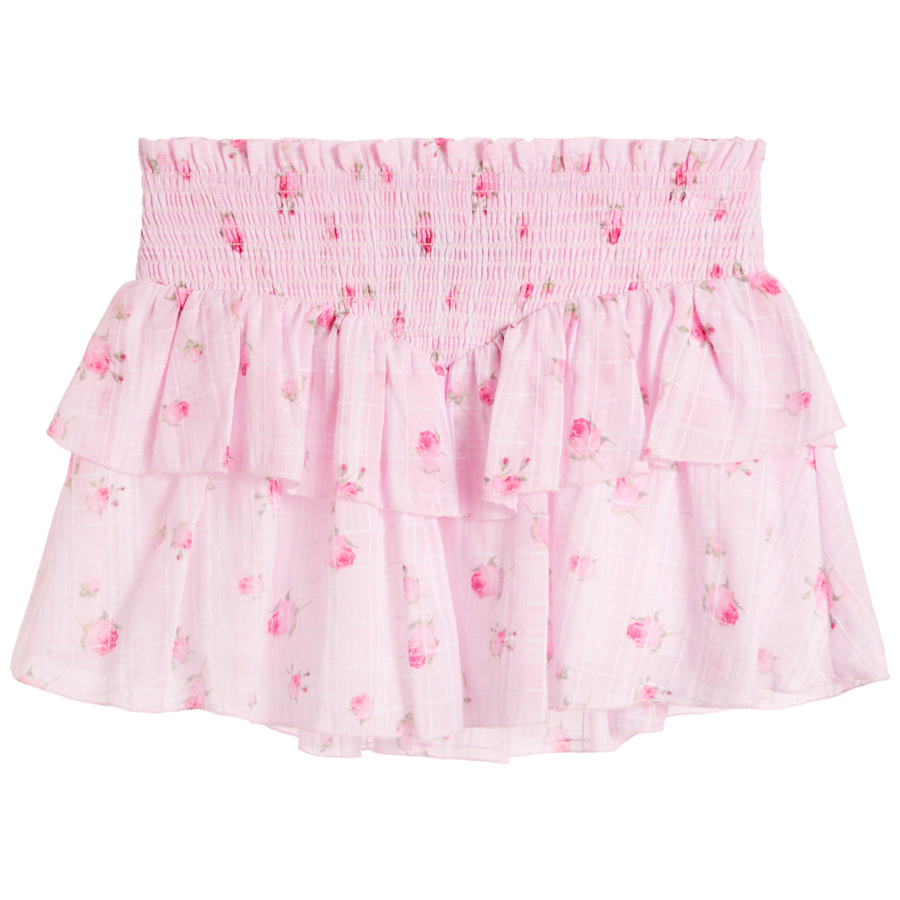 Brooke Pink Rose Smock Skirt