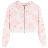 Brynn Toile Crop Zip Hoodie