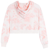 Brynn Toile Crop Zip Hoodie