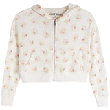 Floral Summer Waffle Zip Hoodie - Denny's