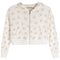 Floral Summer Waffle Zip Hoodie - Denny's