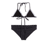 2pc Allover Dot Ruffle Bikini