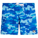 Blue Camo Madrid Swim