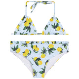 2pc Lemon Ruffle Bikini