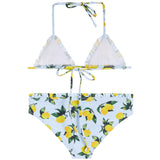 2pc Lemon Ruffle Bikini