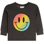 Ombre Smiley Long Sleeve Tee - Denny's