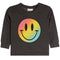 Ombre Smiley Long Sleeve Tee - Denny's