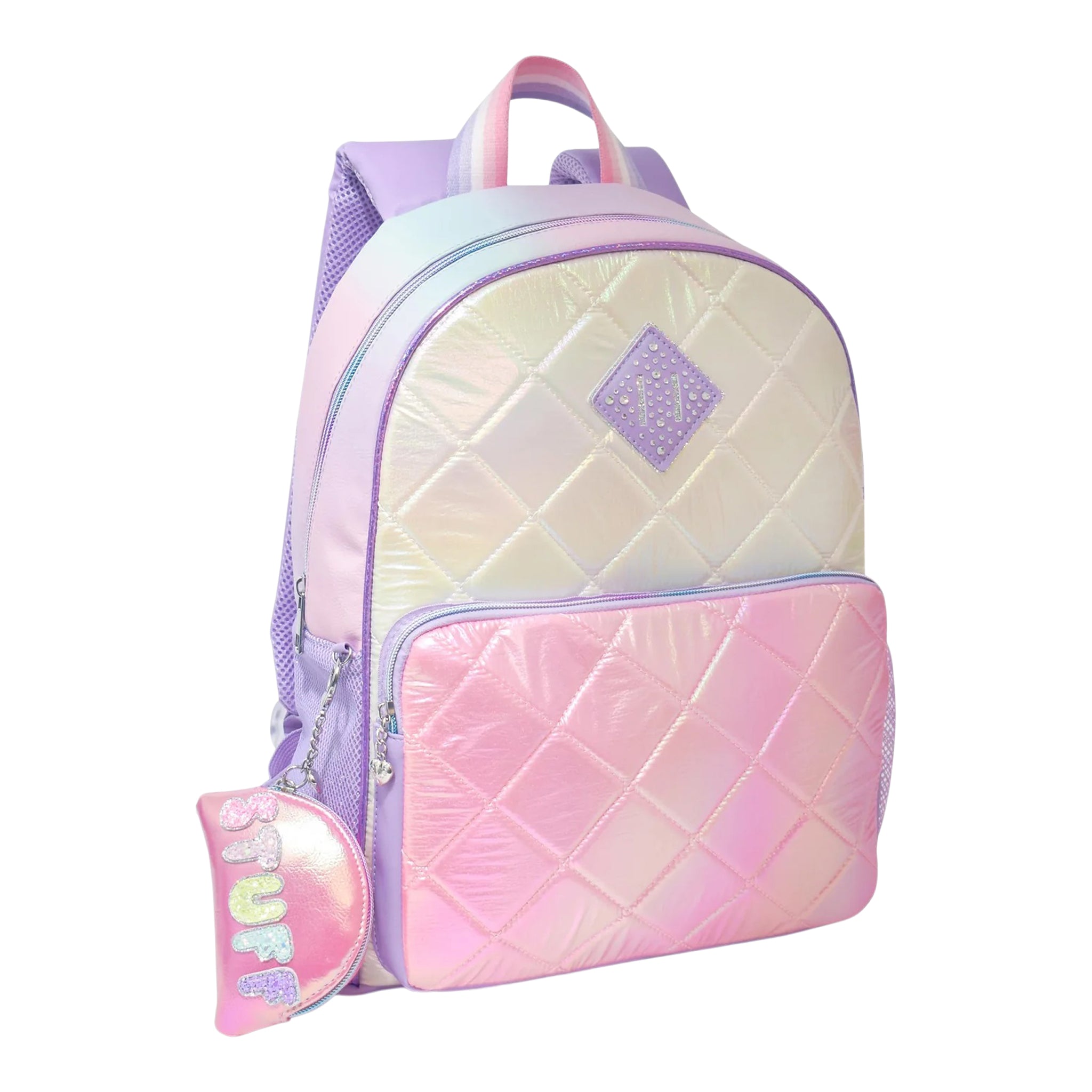 Colorblock Puffer Backpack - Thumbnail 2