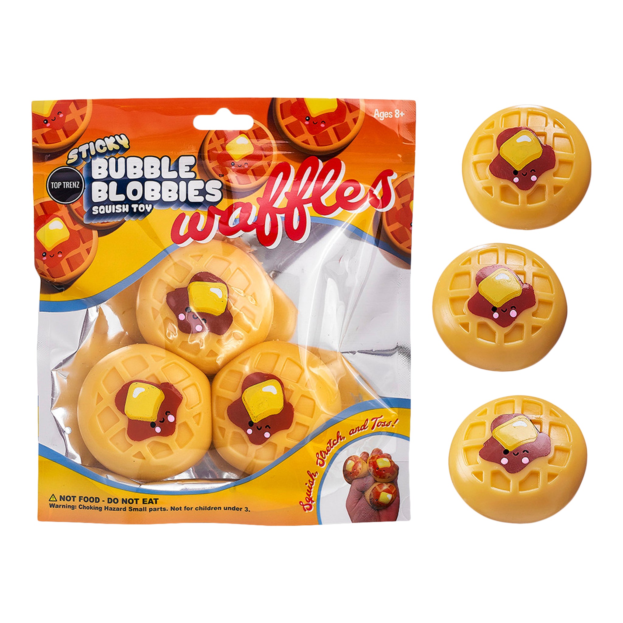 Sticky Bubble Blobbies Waffles Denny's