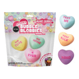 Sticky Bubble Blobbies Conversation Hearts - Denny's