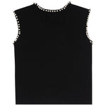 Buffy Tank With Pearl Trim - Denny's