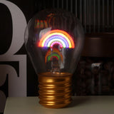 Rainbow Neon Bulb LED Light - Denny's