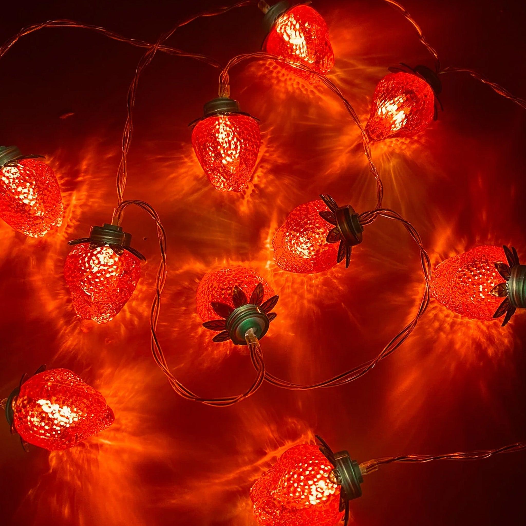 Strawberry String Lights - Denny's