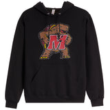 Maryland Burnout Mascot Hooded Sweatshirt