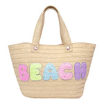 Beach Straw Tote Bag - Denny's