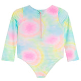 1pc Rainbow Rashguard Bathing Suit