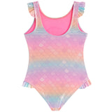 1pc Shell Ombre Bathing Suit