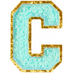 C Varsity Chenille Letter Sticker Patch - Denny's