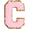 C Varsity Chenille Letter Sticker Patch - Denny's