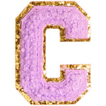 C Varsity Chenille Letter Sticker Patch - Denny's