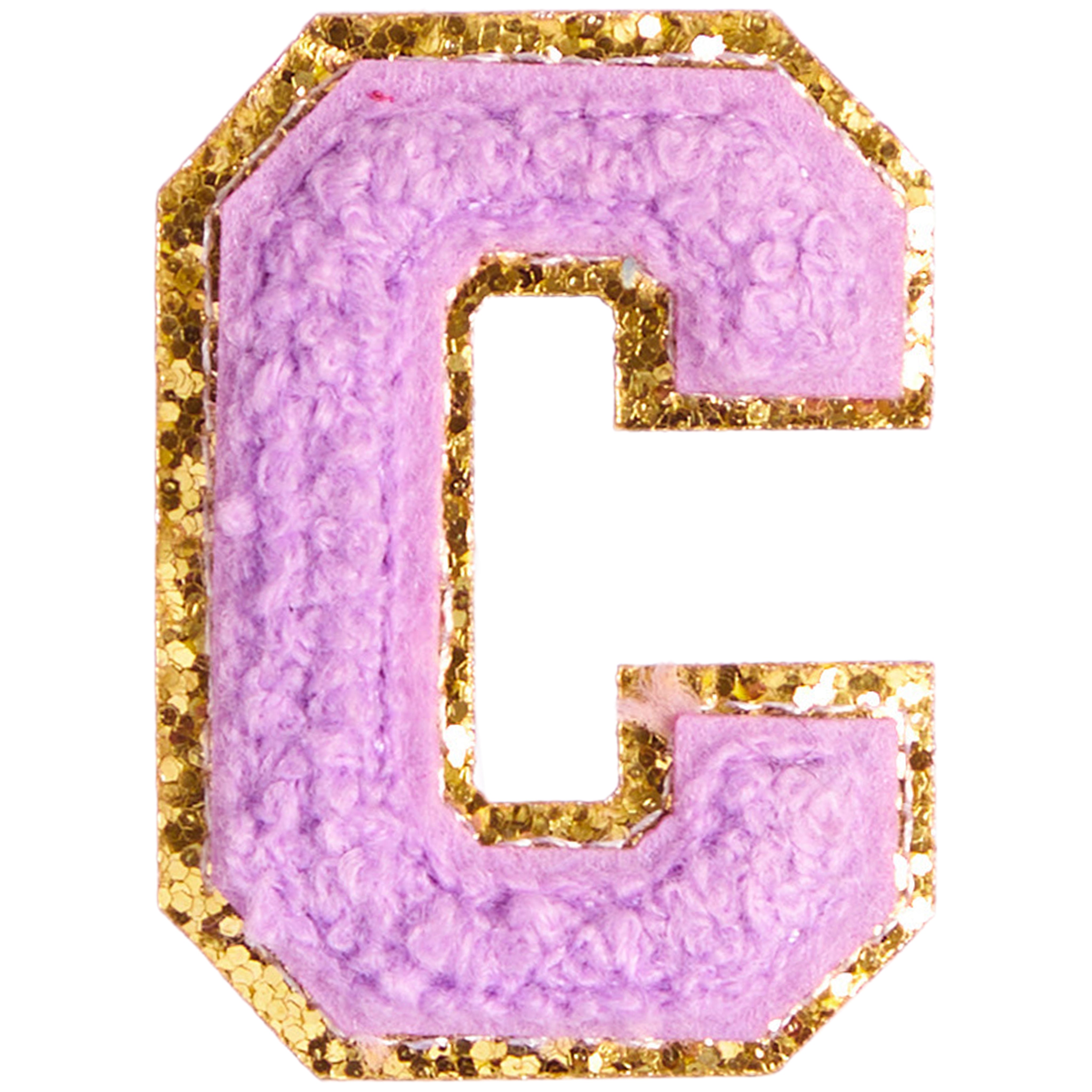 C Varsity Chenille Letter Sticker Patch - Denny's