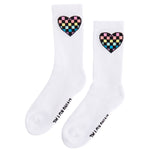 Checker Heart Sock - Denny's