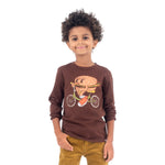 Hamburger Bicycle Long Sleeve Tee - Denny's